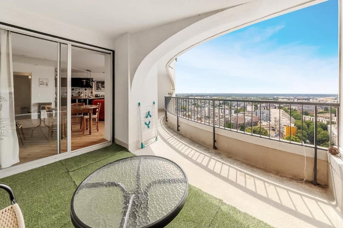 Bellevue, Appartement T2, Terrasse & Parking Rennes Dış mekan fotoğraf